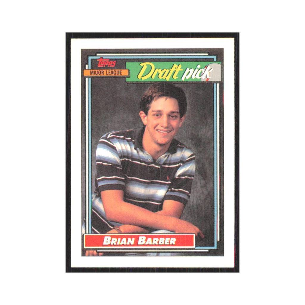 1992 Topps Brian Barber #594