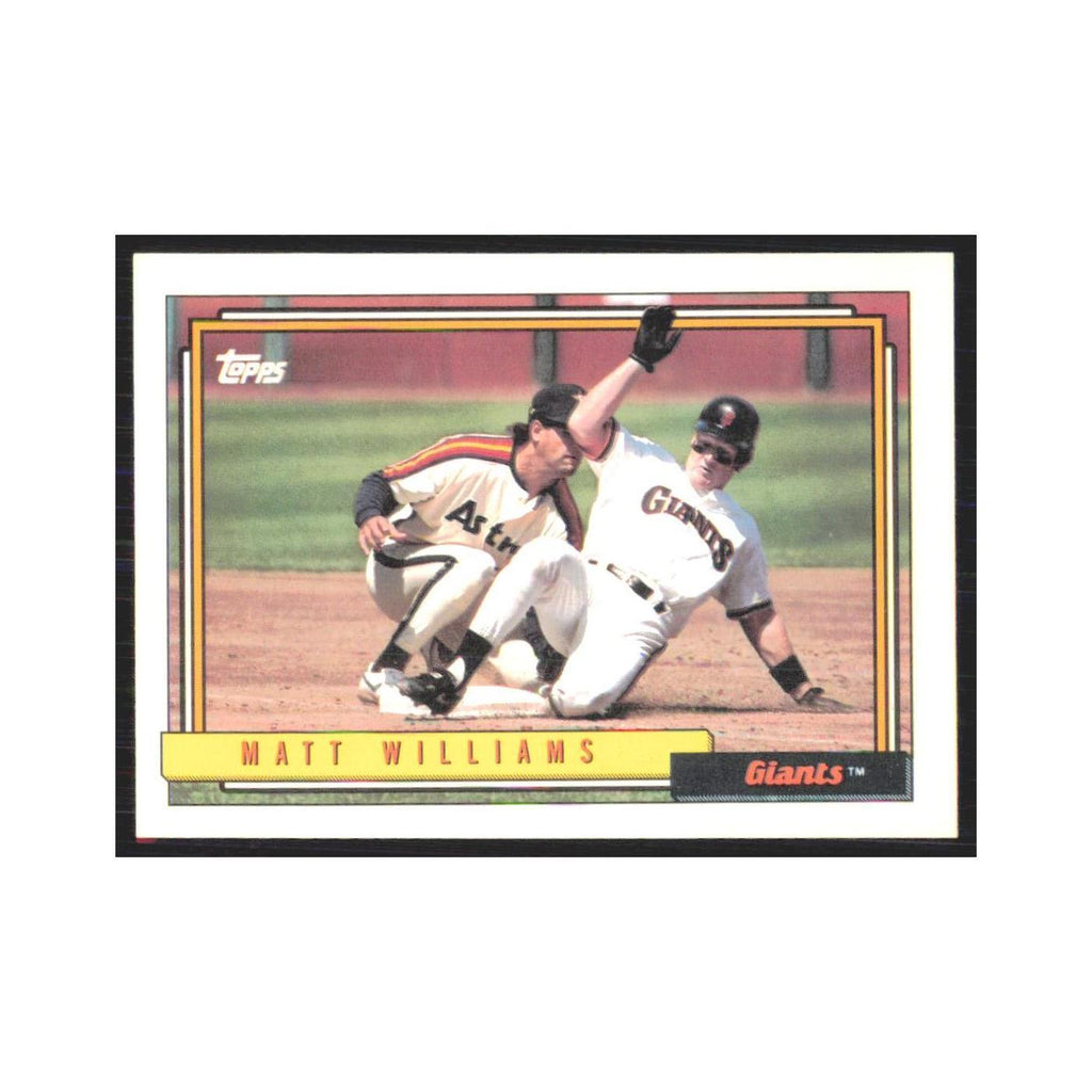 1992 Topps Matt Williams Giants #445
