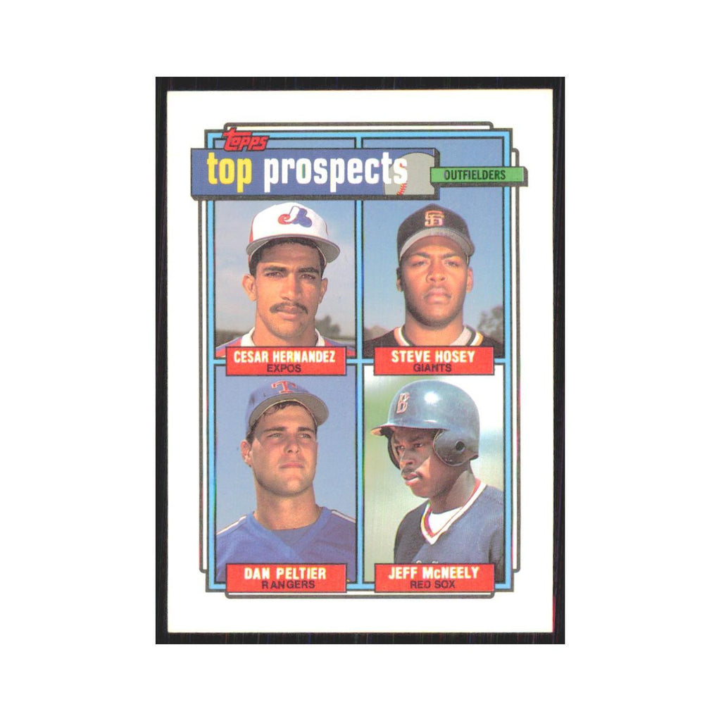 1992 Topps Hernandez Hosey Peltier McNeely #618
