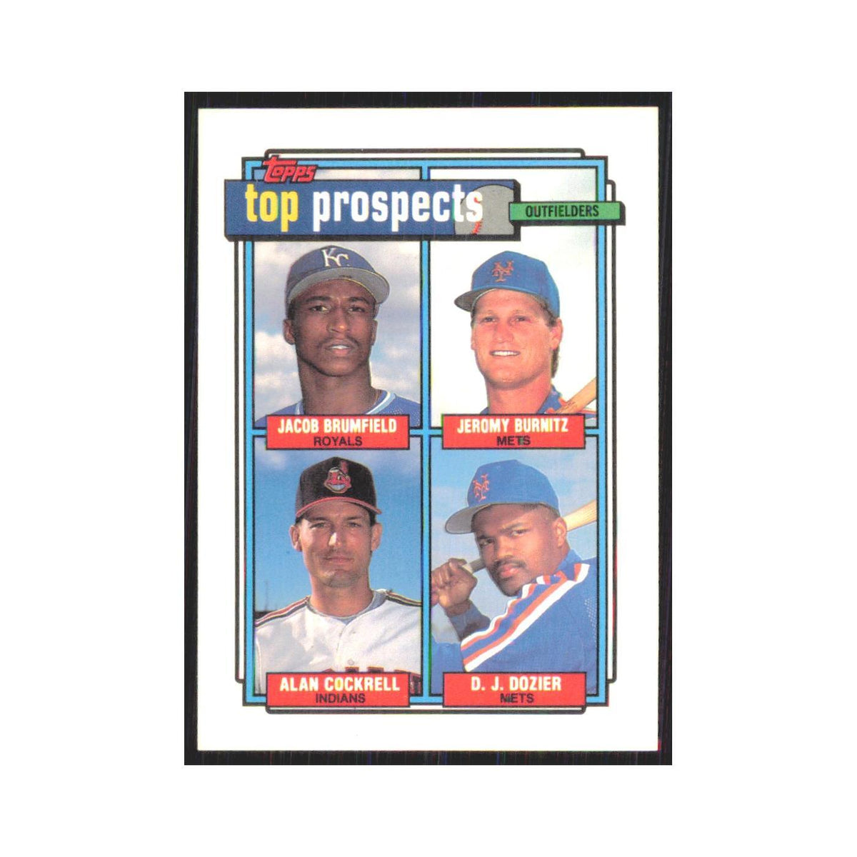 1992 Topps Brumfield Burnitz Cockrell Dozier #591