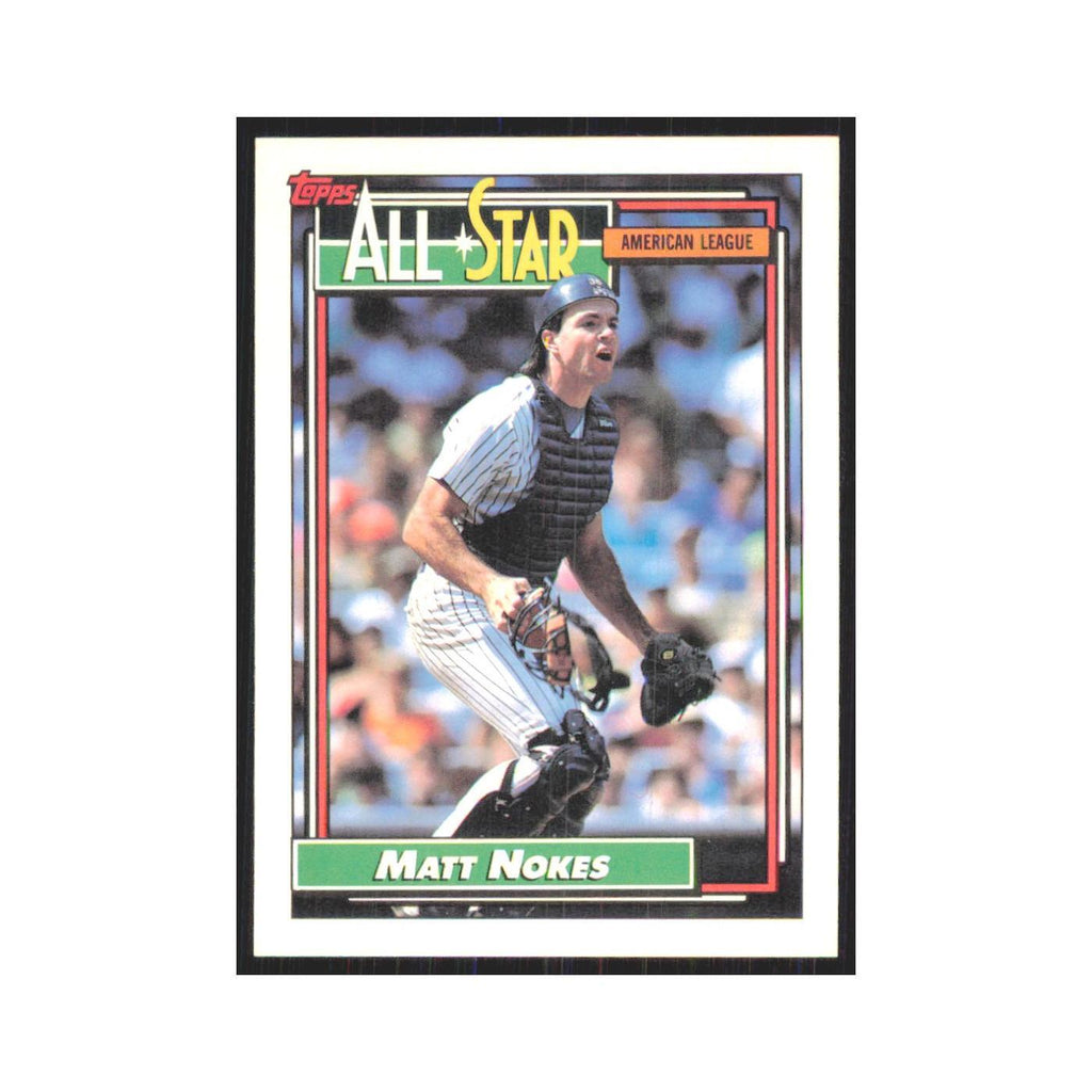 1992 Topps Matt Nokes Yankees #404