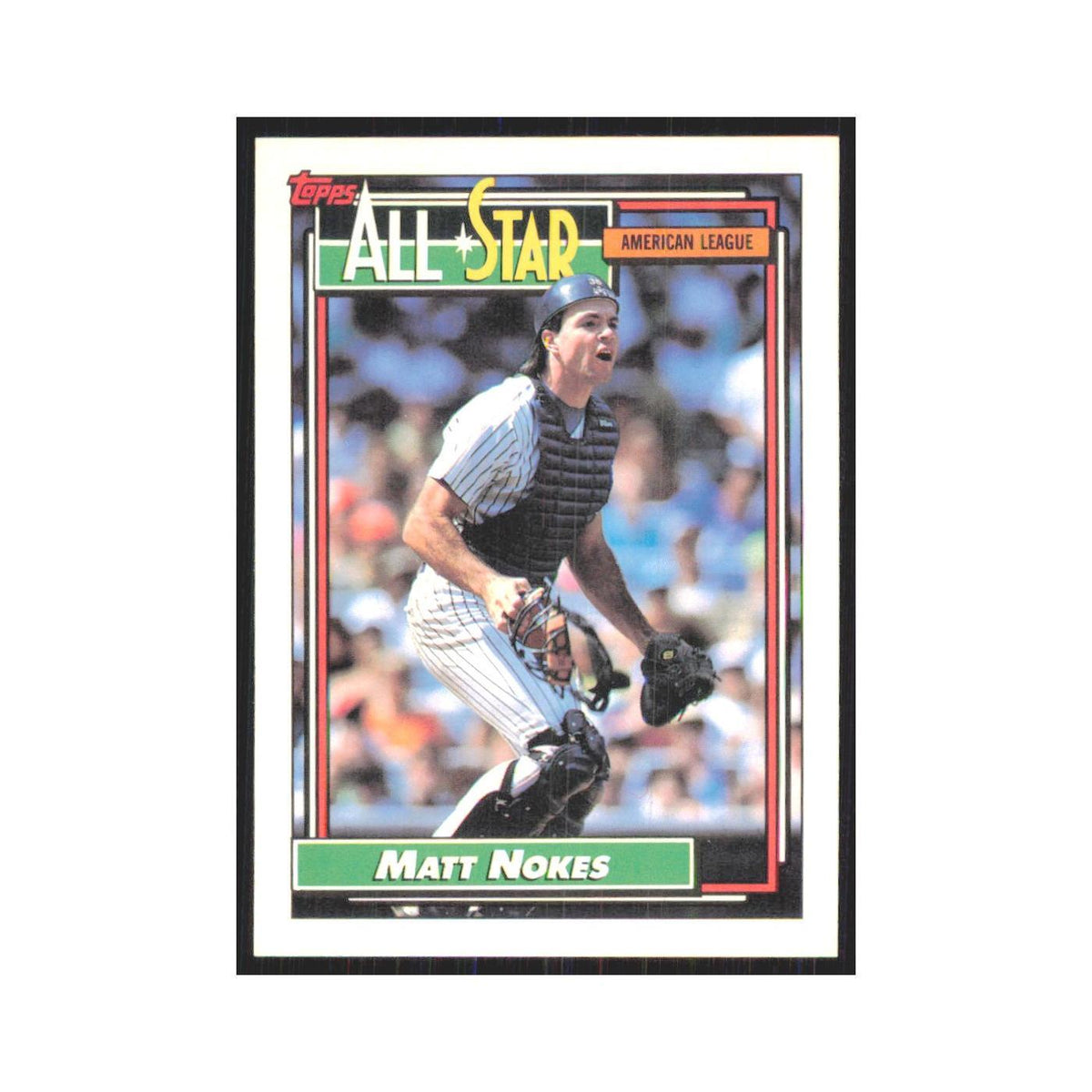 1992 Topps Matt Nokes Yankees #404