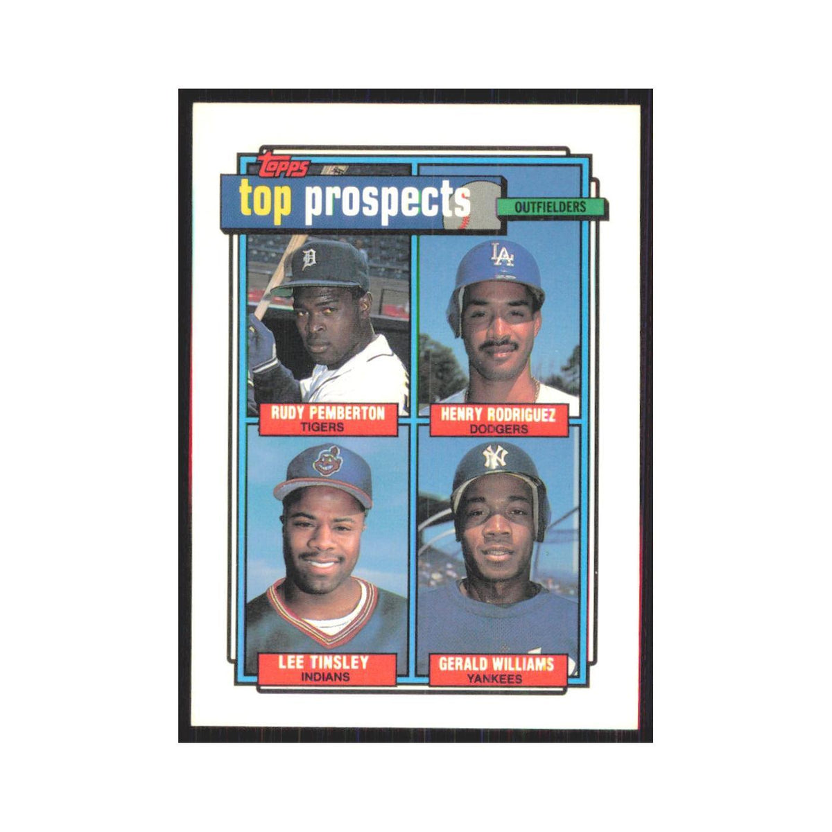 1992 Topps Pemberton Rodriguez Tinsley Williams #656