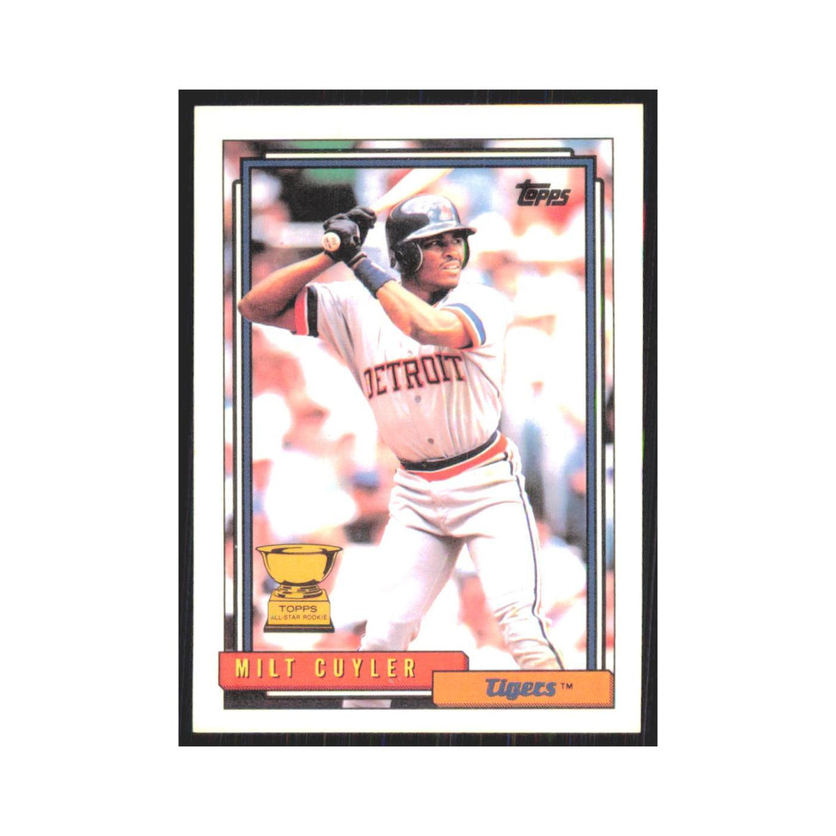 1992 Topps Milt Cuyler Tigers #522