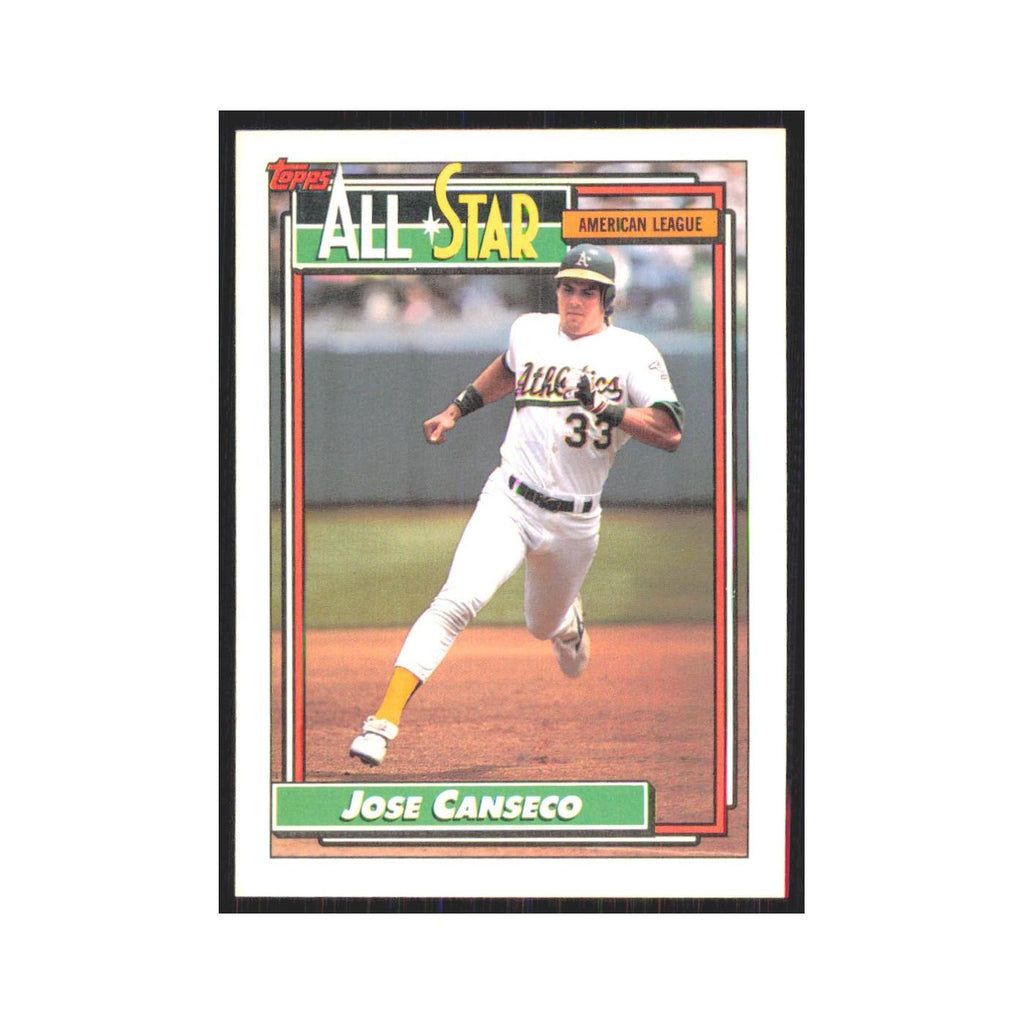 1992 Topps Jose Canseco Athletics #401