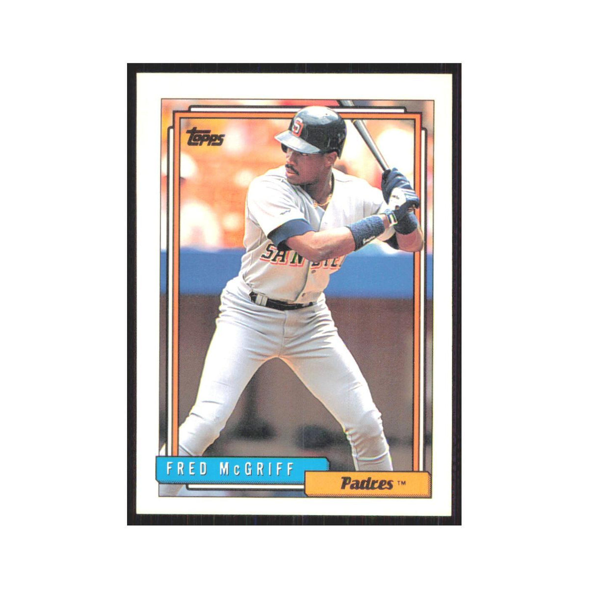 1992 Topps Fred McGriff Padres #660