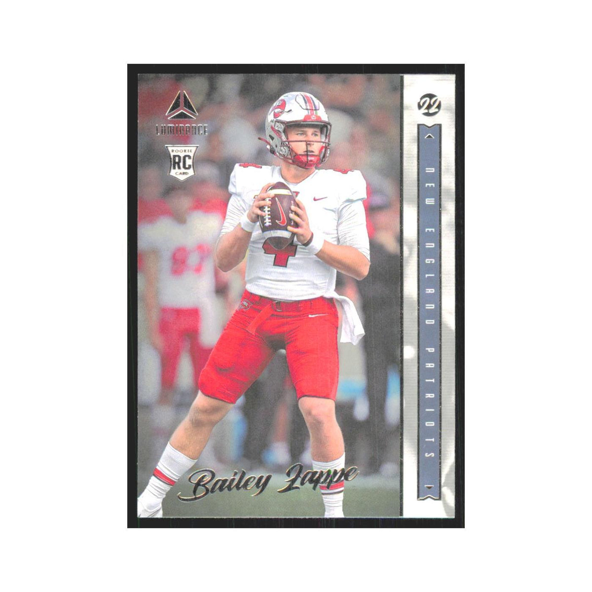 2022 Panini Luminance Bailey Zappe RC Patriots #104