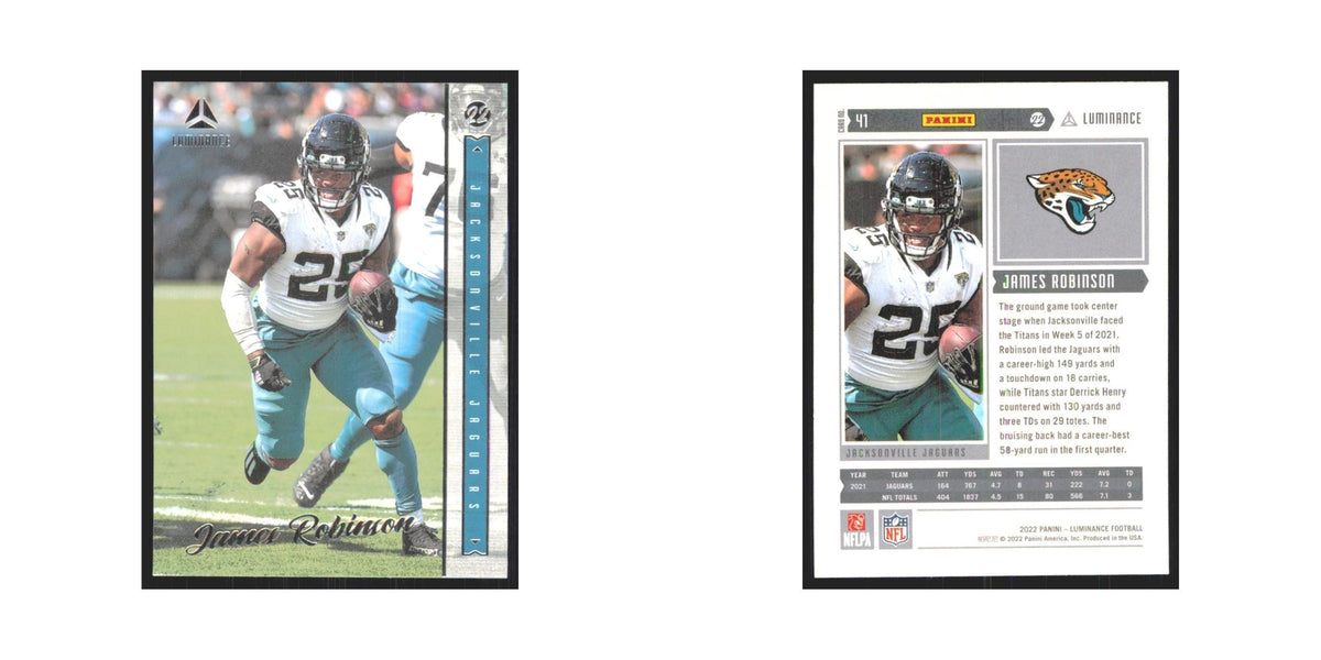 2022 Panini Luminance James Robinson Jaguars #41