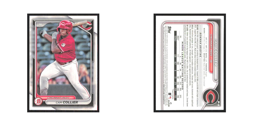 2024 Bowman Prospects Cam Collier Reds #BP-13