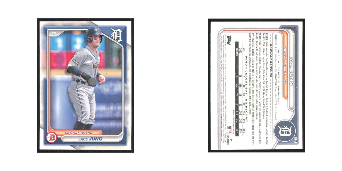 2024 Bowman Prospects Jace Jung Tigers #BP-5