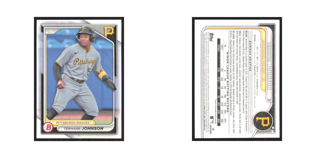 2024 Bowman Prospects Termarr Johnson Pirates #BP-24