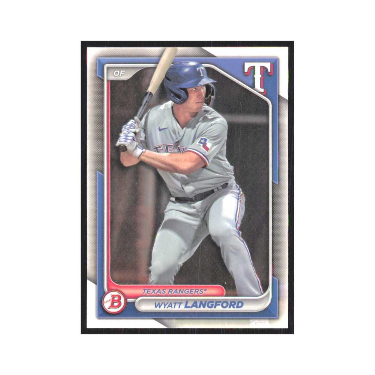 2024 Bowman Prospects Wyatt Langford Rangers #BP-64