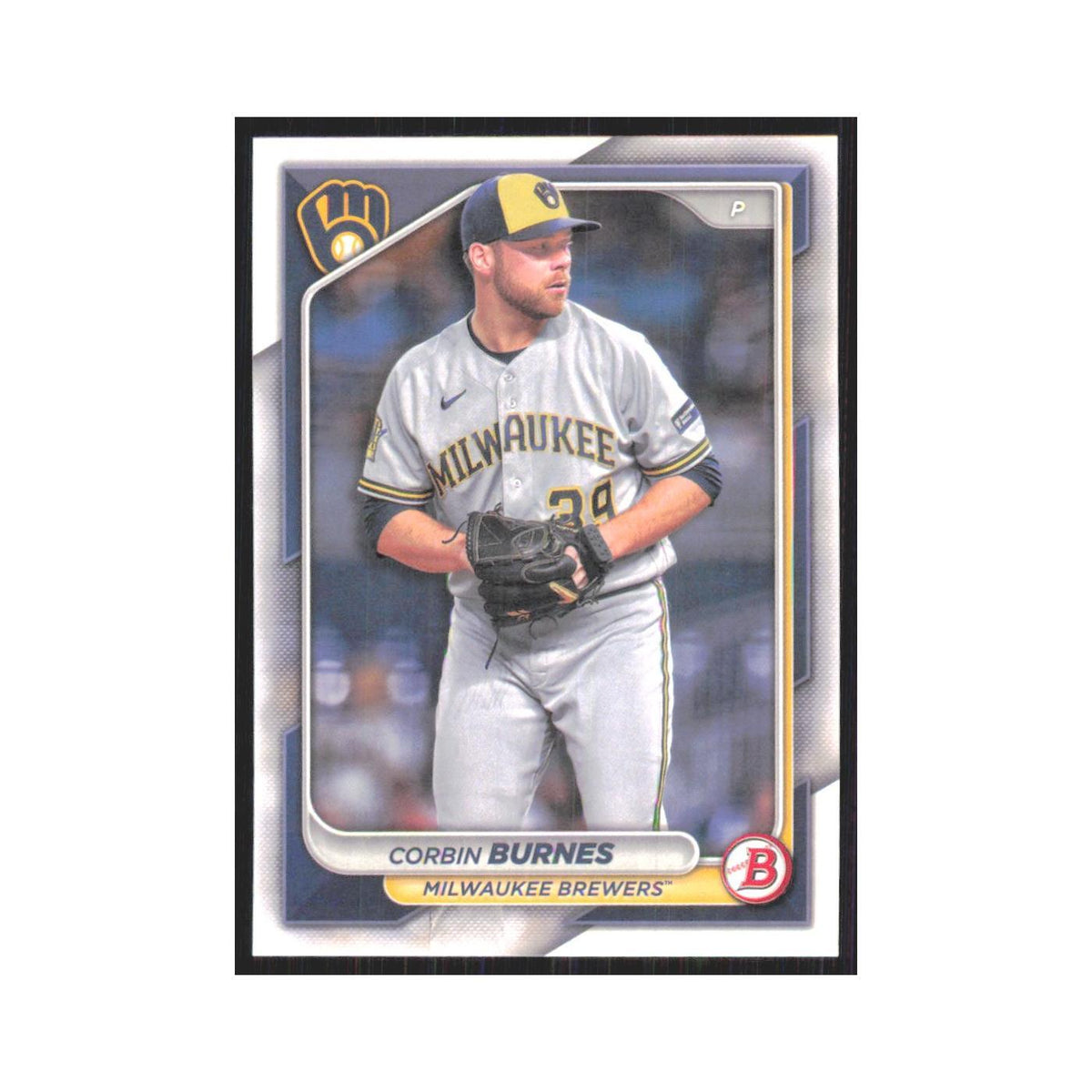 2024 Bowman Corbin Burnes Brewers #45