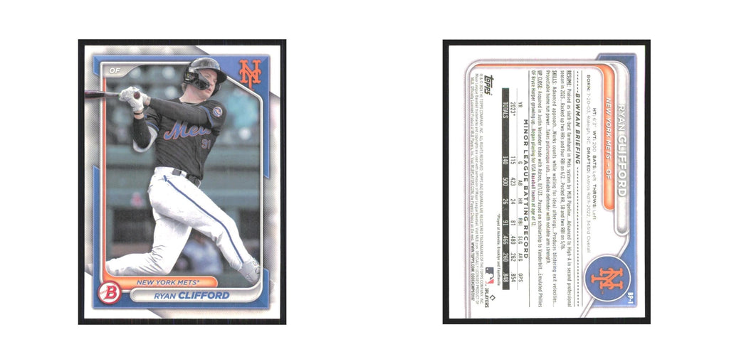 2024 Bowman Prospects Ryan Clifford Mets #BP-1