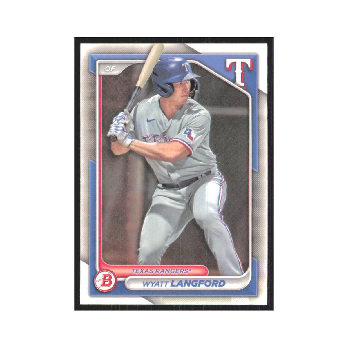 2024 Bowman Prospects Wyatt Langford Rangers #BP-64