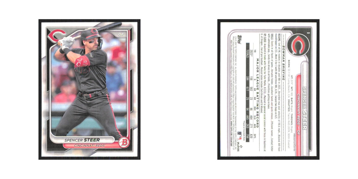 2024 Bowman Spencer Steer Reds #3