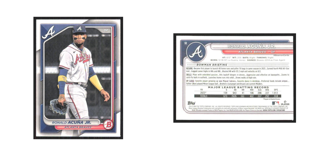 2024 Bowman Ronald Acuna Jr. Braves #32