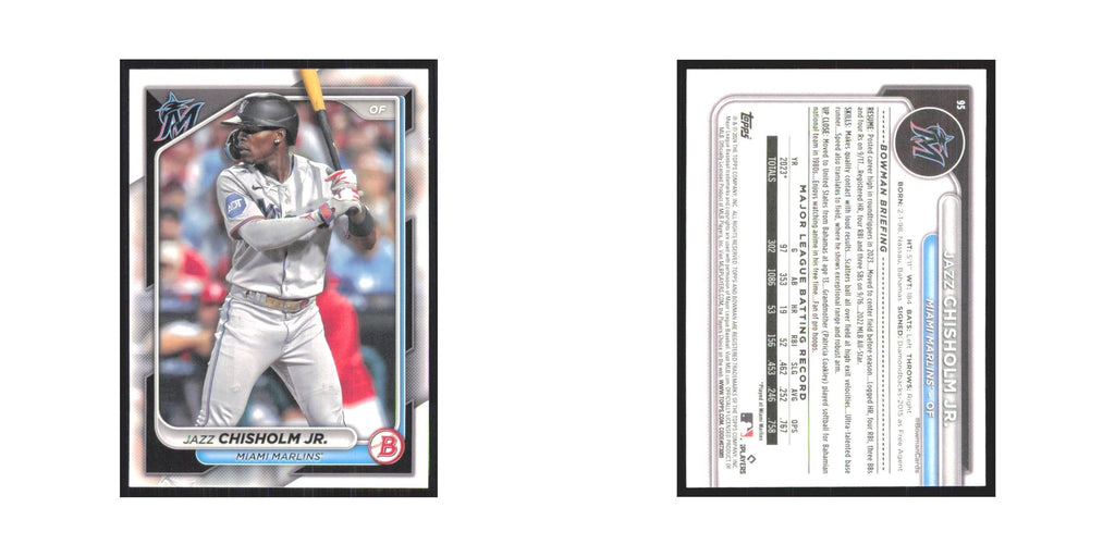 2024 Bowman Jazz Chisholm Jr. Marlins #95
