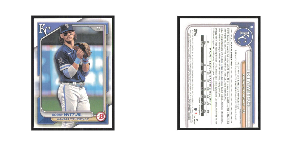 2024 Bowman Bobby Witt Jr. Royals #59