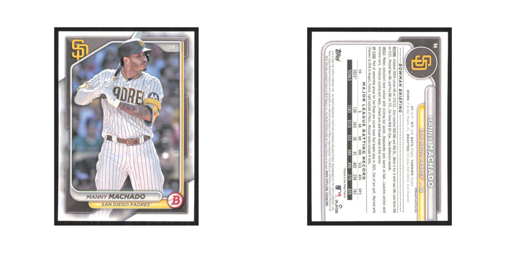 2024 Bowman Manny Machado Padres #94