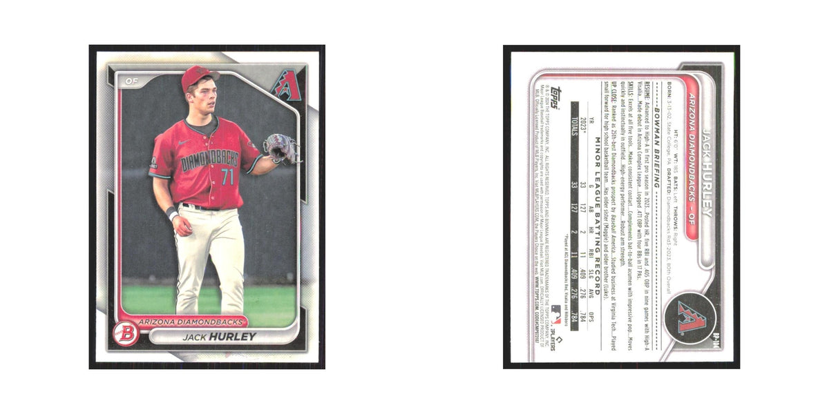 2024 Bowman Prospects Jack Hurley Diamondbacks #BP-104