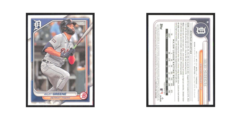 2024 Bowman Riley Greene Tigers #16
