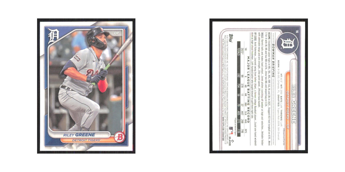 2024 Bowman Riley Greene Tigers #16
