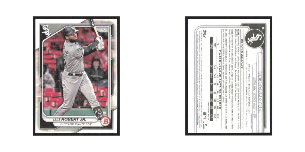 2024 Bowman Luis Robert Jr. White Sox #55