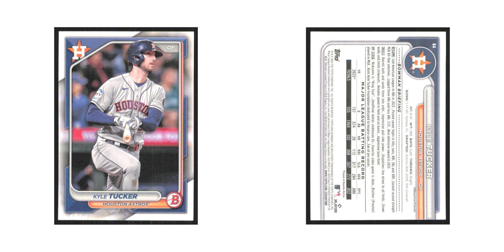 2024 Bowman Kyle Tucker Astros #64
