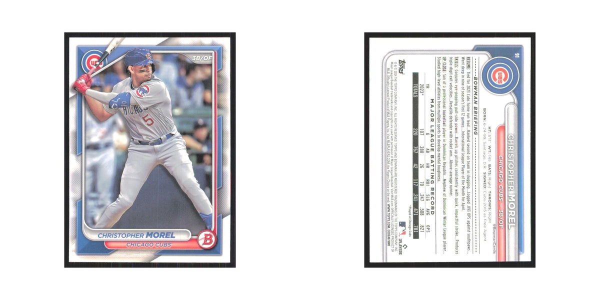 2024 Bowman Christopher Morel Cubs #91