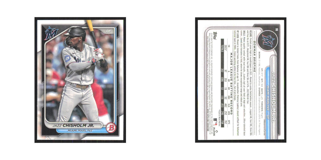 2024 Bowman Jazz Chisholm Jr. Marlins #95