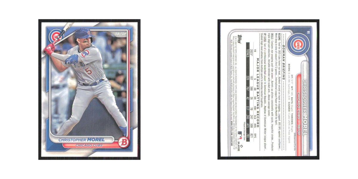 2024 Bowman Christopher Morel Cubs #91