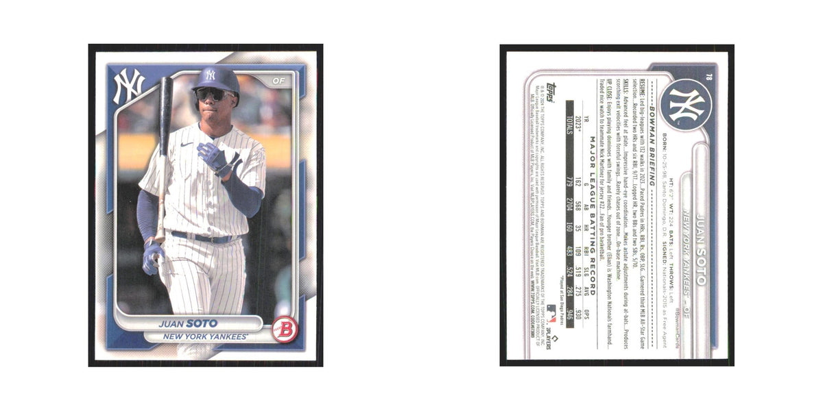 2024 Bowman Juan Soto Yankees #78