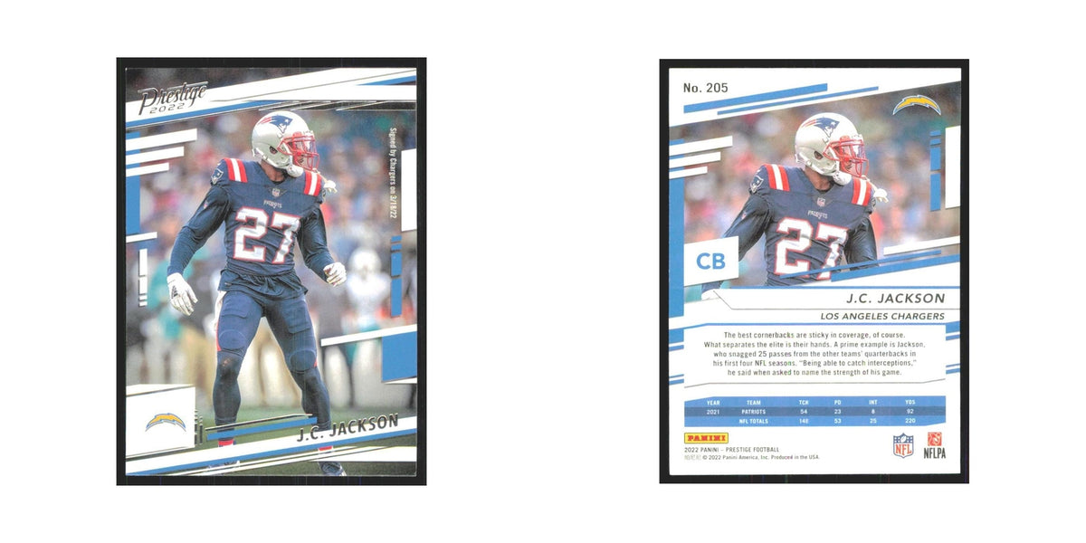 2022 Panini Prestige J.C. Jackson Chargers #205
