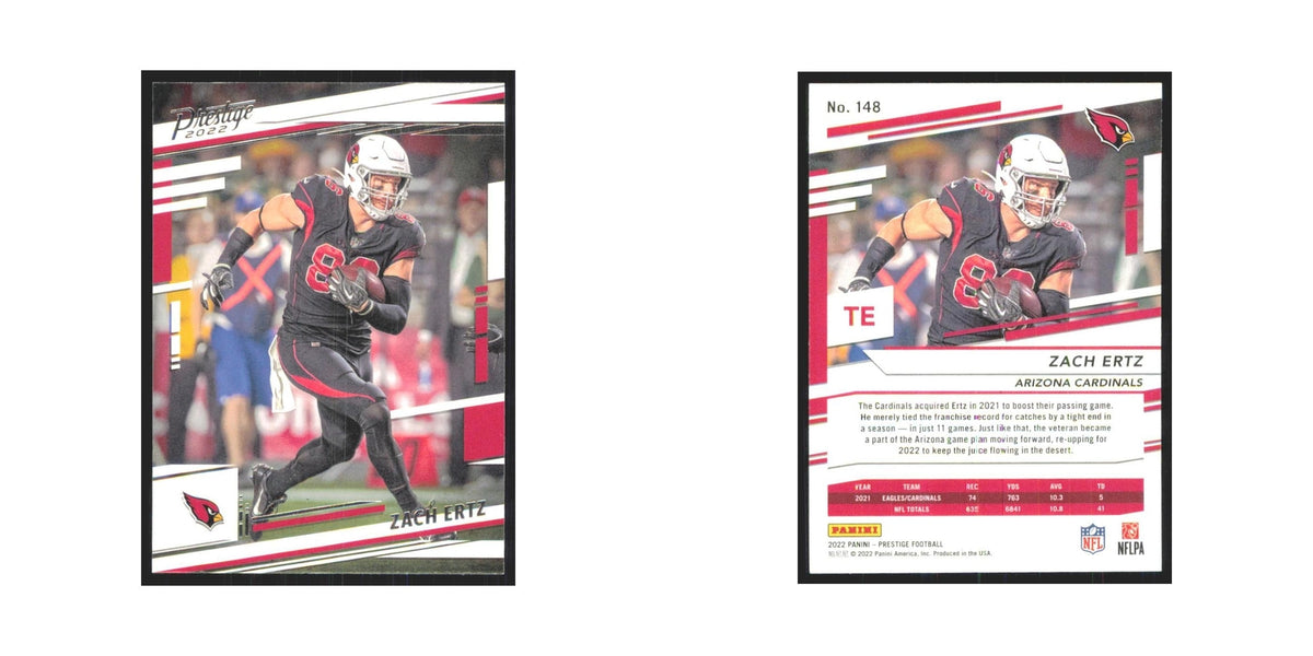 2022 Panini Prestige Zach Ertz Cardinals #148