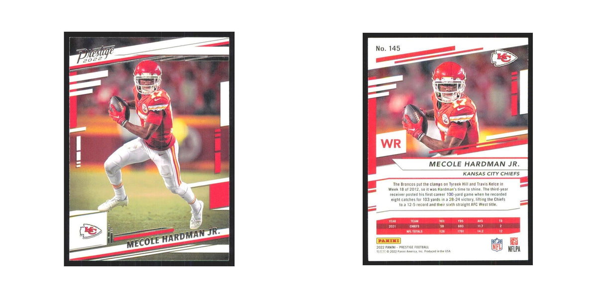 2022 Panini Prestige Mecole Hardman Jr. Chiefs #145