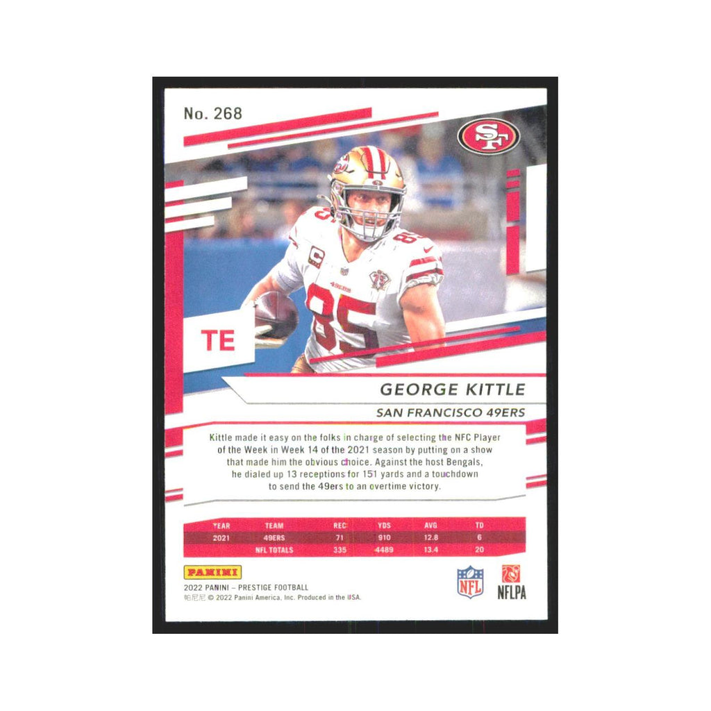 2022 Panini Prestige George Kittle 49ers #268