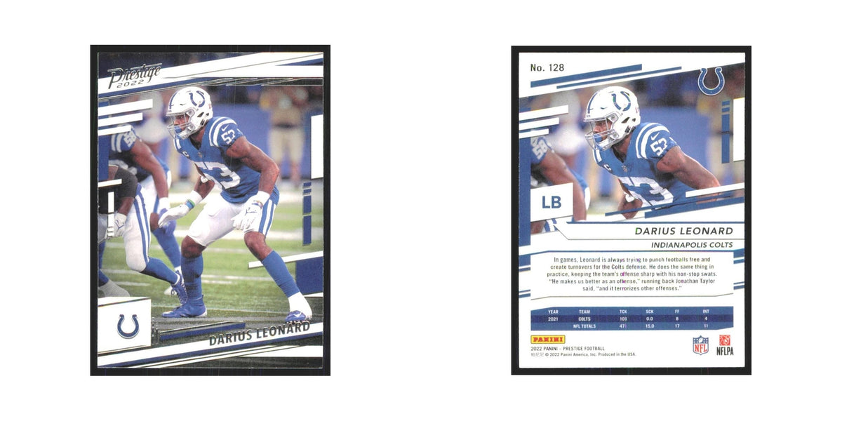 2022 Panini Prestige Darius Leonard Colts #128
