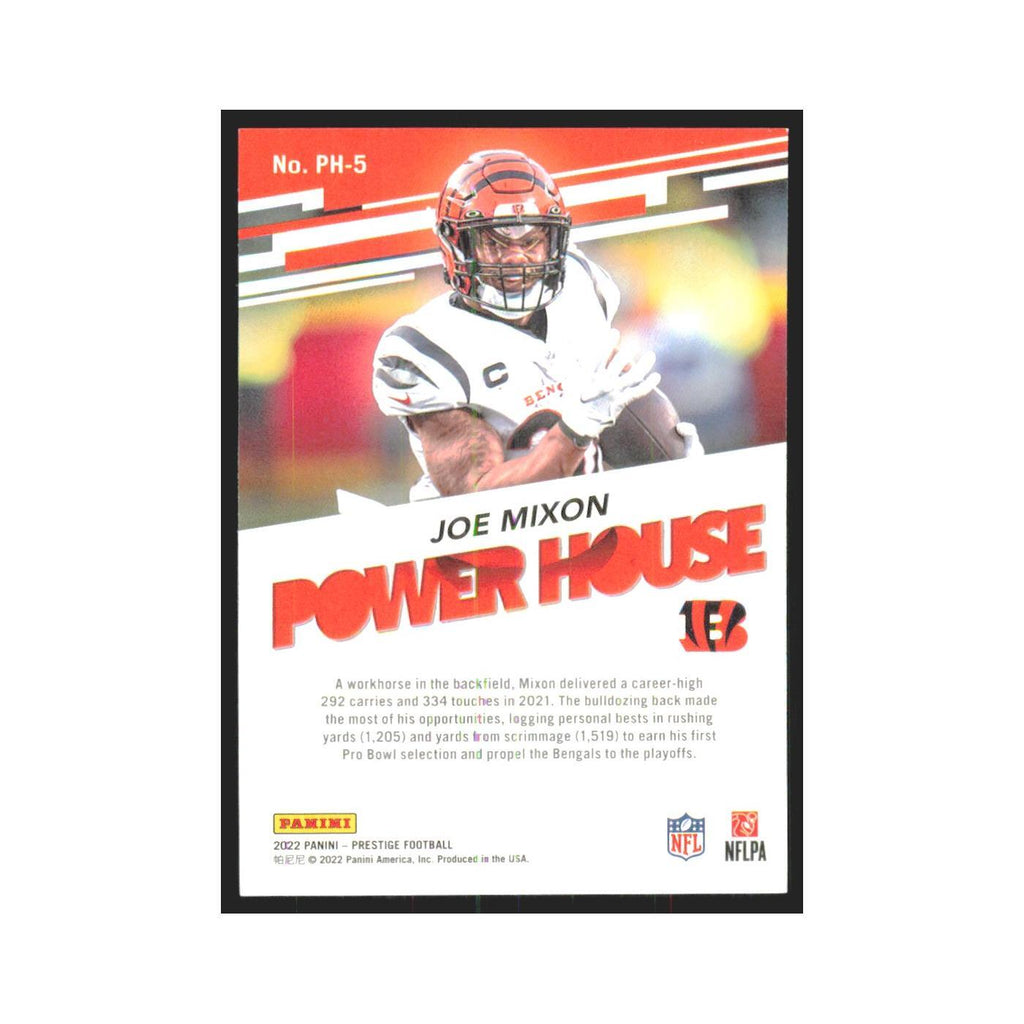2022 Panini Prestige Joe Mixon Bengals #PH-5