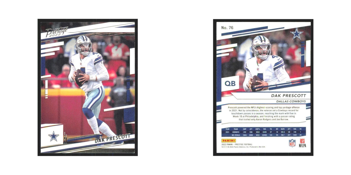 2022 Panini Prestige Dak Prescott Cowboys #76