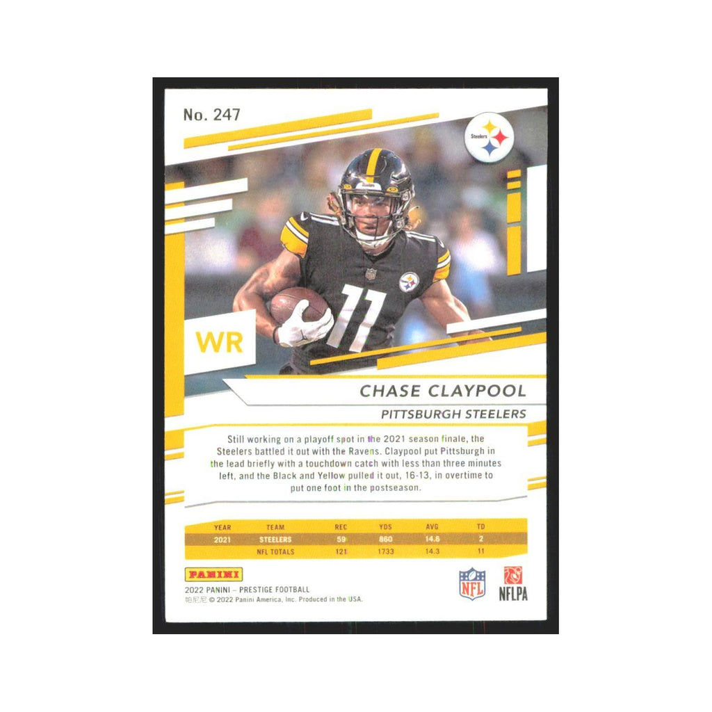 2022 Panini Prestige Chase Claypool Steelers #247