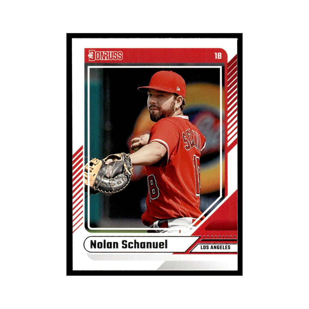 Nolan Schanuel 2024 Donruss #96 Los Angeles Angels Baseball Card NM