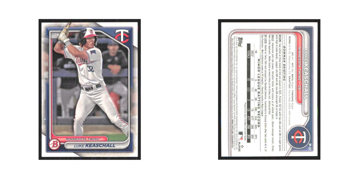 2024 Bowman Prospects Luke Keaschall Twins #BP-122