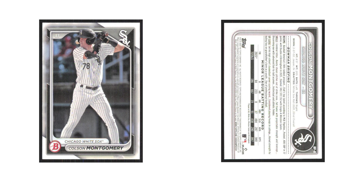 2024 Bowman Prospects Colson Montgomery White Sox #BP-8