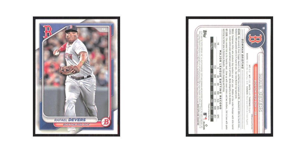 2024 Bowman Rafael Devers Red Sox #10