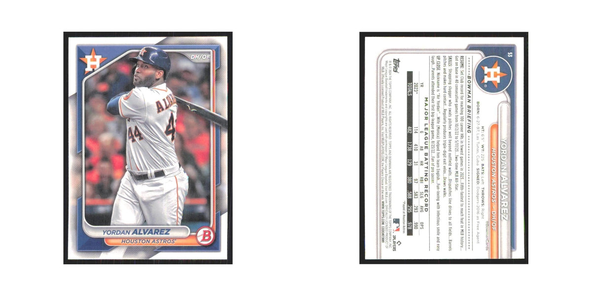 2024 Bowman Yordan Alvarez Astros #53