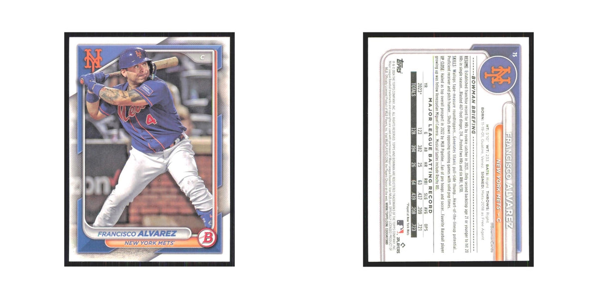 2024 Bowman Francisco Alvarez Mets #75