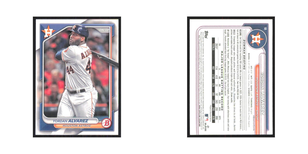 2024 Bowman Yordan Alvarez Astros #53