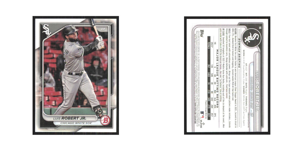 2024 Bowman Luis Robert Jr. White Sox #55