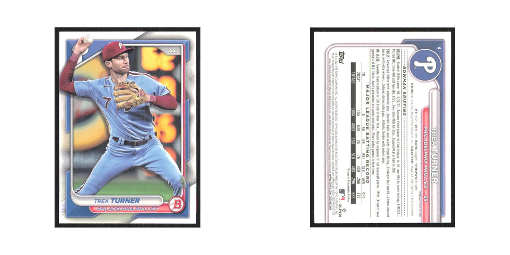 2024 Bowman Trea Turner Phillies #4